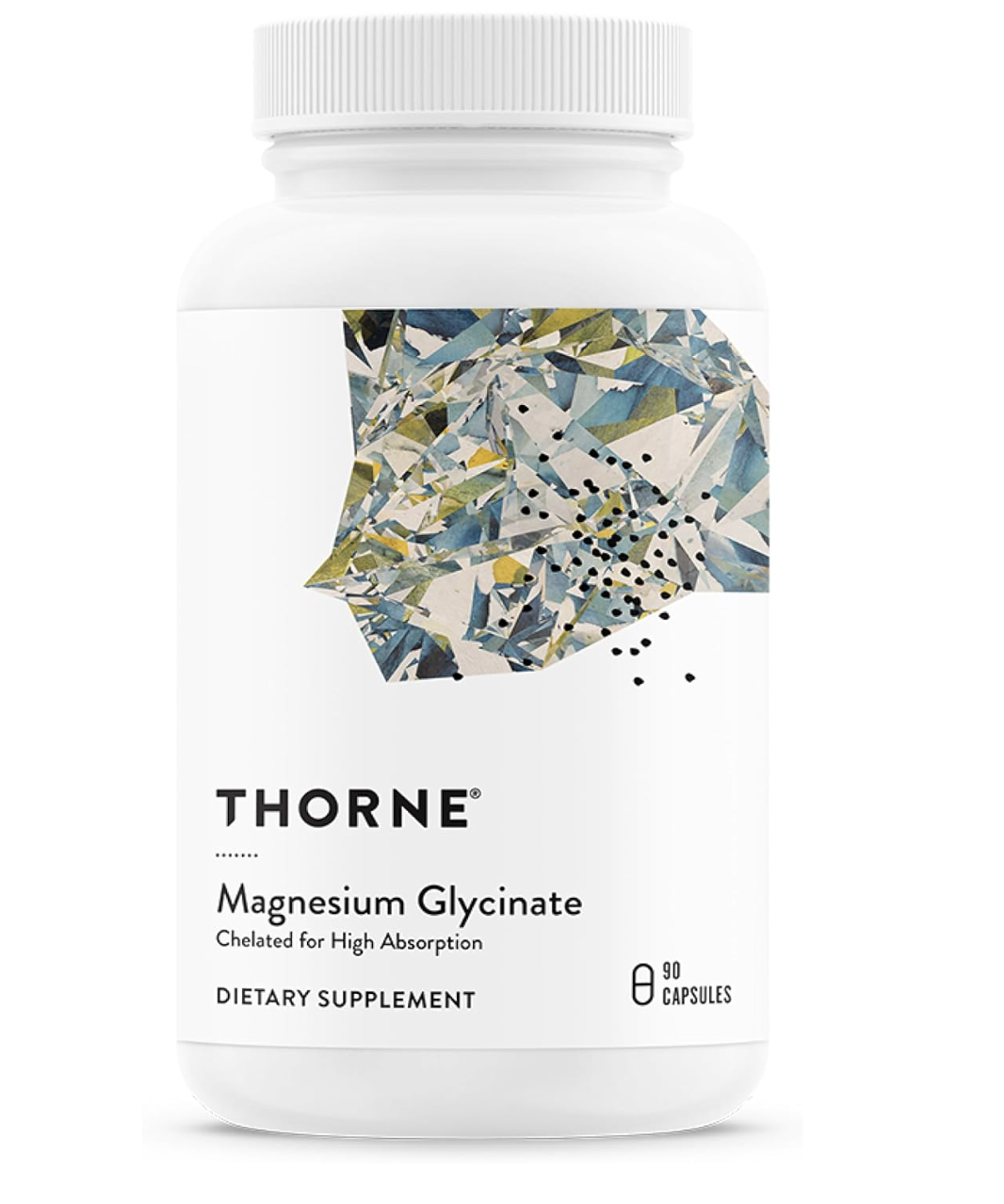 magnesium supplement capsules bottle